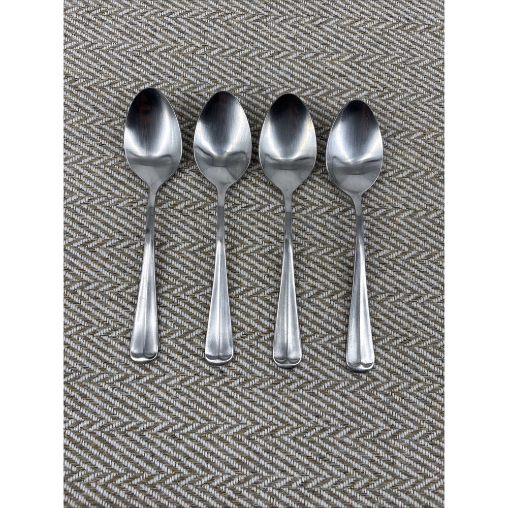 Rogers Silver Liberty Bell (e) Teaspoon Set of 4 Stainless Korea